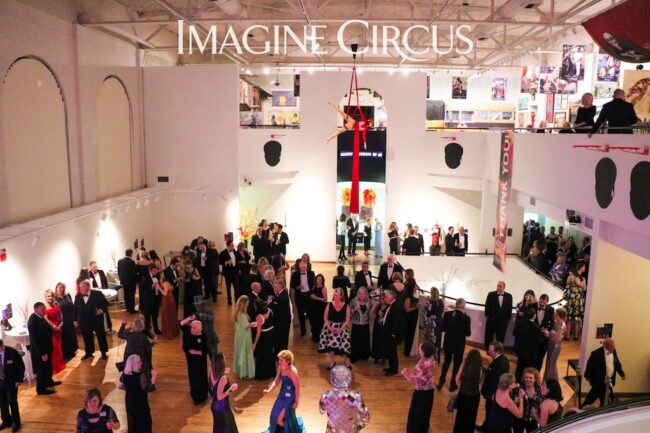 Aerialist, Aerial Silks Dancer, Liz, Fuel the Vision Gala, Imagine Circus Performers, Photo by Lauren Shafto