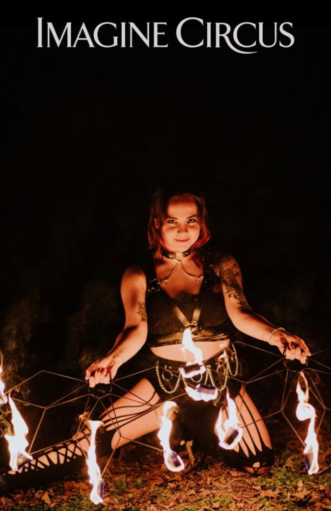 Fire Dancer, Imagine Circus, Nikki, Performer