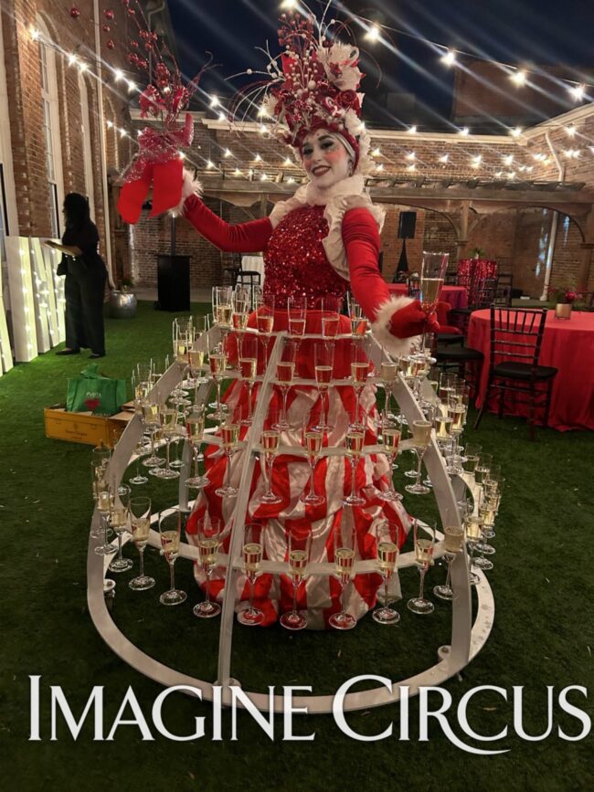 Peppermint Princess, Champagne Dress, Imagine Circus