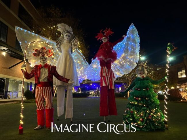 Imagine Circus, Happy Holidays, Roving Characters