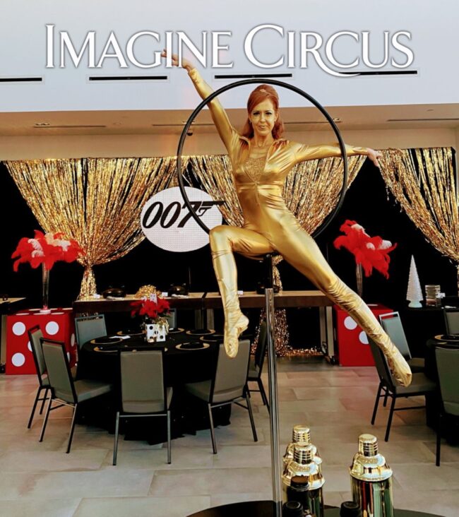 Imagine Circus, Lollipop Lyra, James Bond Girls, Gold, Costumed Character, Performers