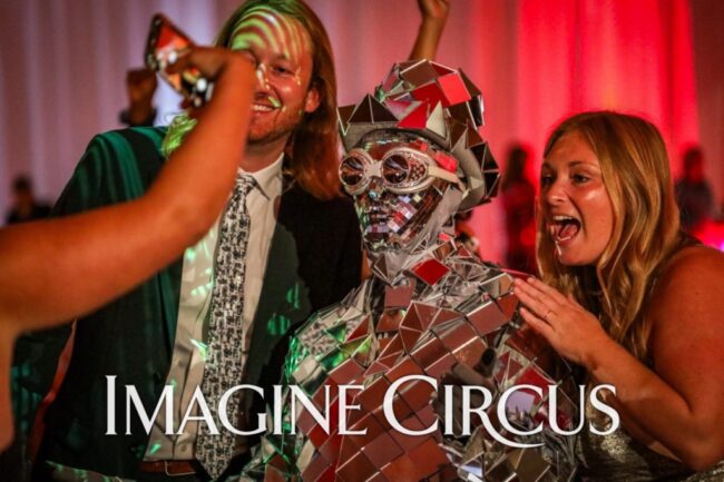 Imagine Circus Mirror Man, Party Activator, Interactive Performer