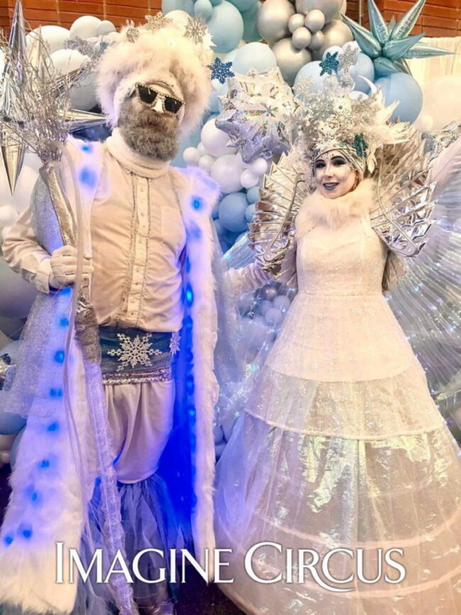 Snow King and Snow Queen, Winter Holiday, Imagine Circus