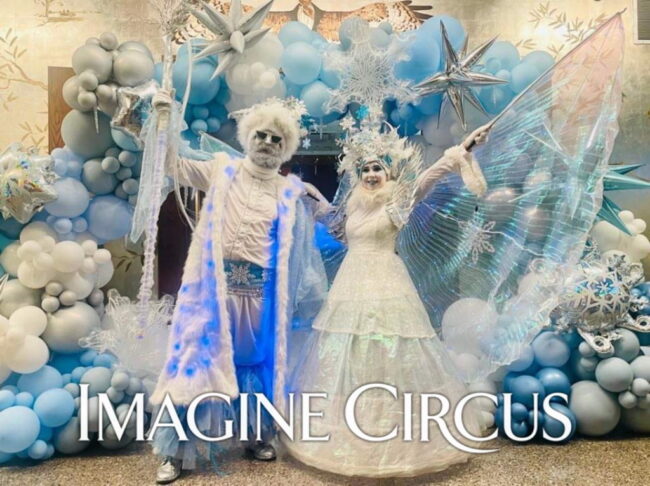 Snow King and Snow Queen, Winter Holiday, Imagine Circus