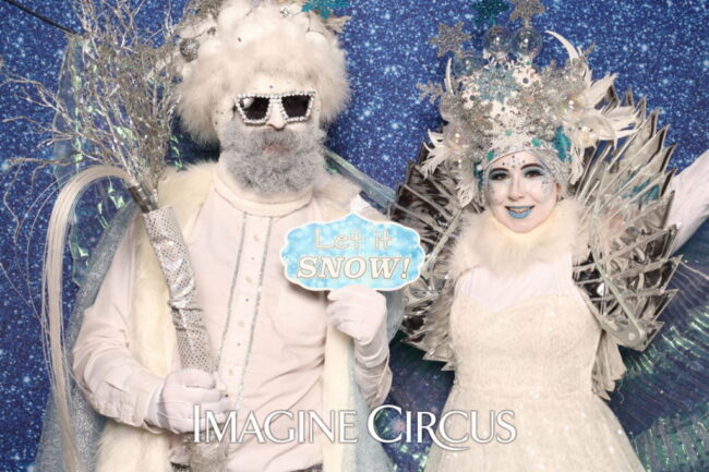 Snow King and Snow Queen, Winter Holiday, Imagine Circus