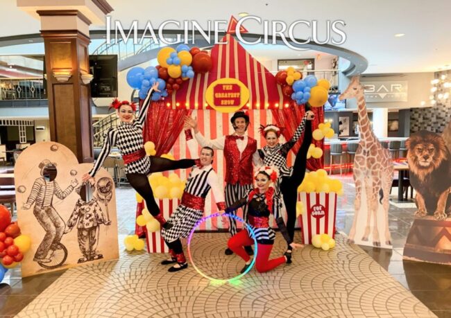 Imagine Circus, Acrobatics, Group Show, Unde the Big Top, Performers, Circus Entertainment