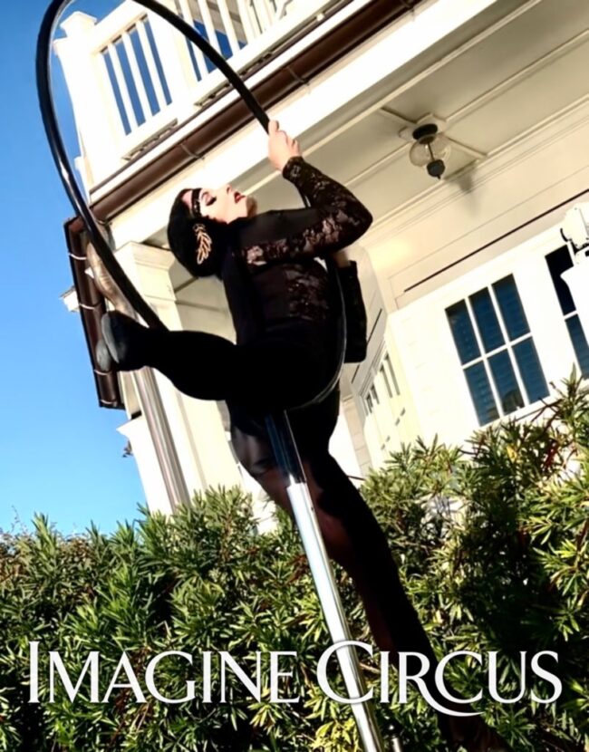 Imagine Circus, Upscale Entertainment, Lollipop Lyra, Aerialist, Freestanding Aerial Hoop, Performers