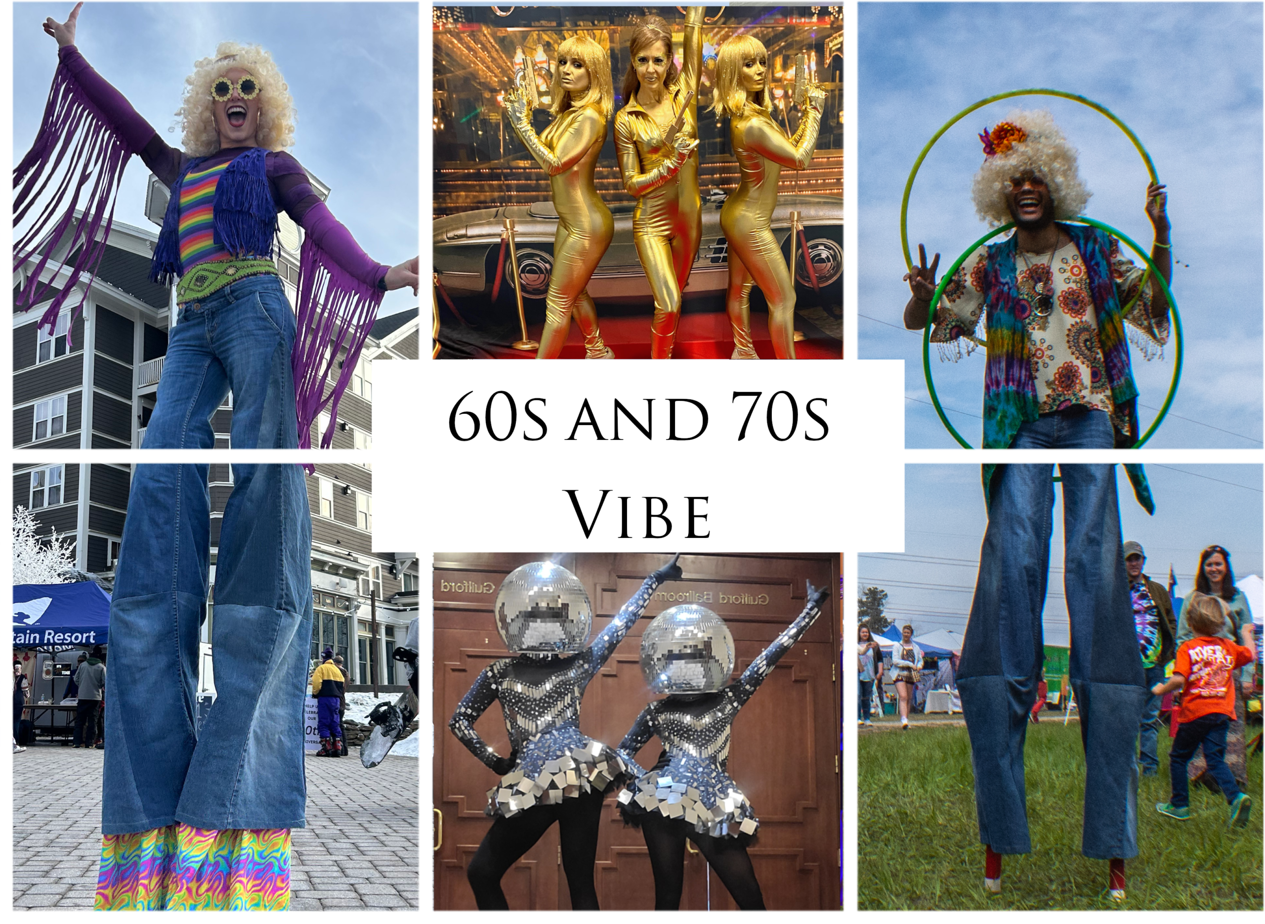 60s and 70s vibe button, Imagine Circus