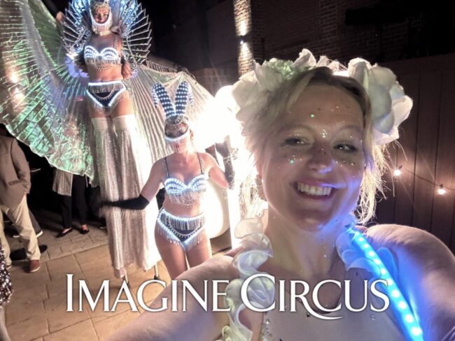 Imagine Circus, Stilt Walkers, Winged Dancers, Alien Beings